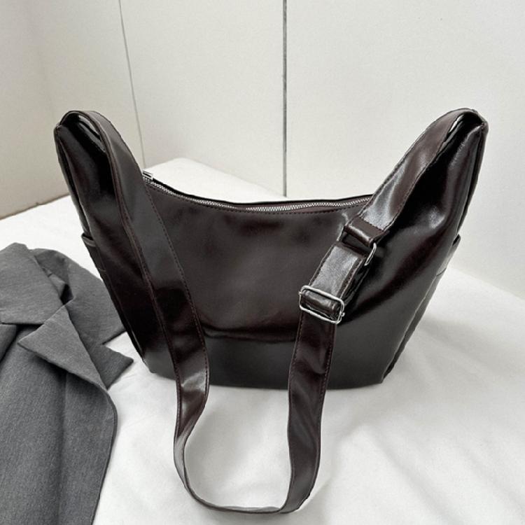 Сумка-слинг через плечо из ПУ кожи Сумка через плечо Регулируемый ремень Сумка