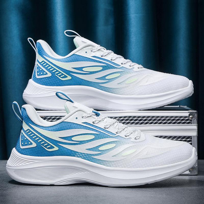 Сетчатый верх Толстая платформа Мужские повседневные кроссовки Дышащие Беговые Спортивные туфли для мужчин Удобная Трендовая обувь 2025 по акции