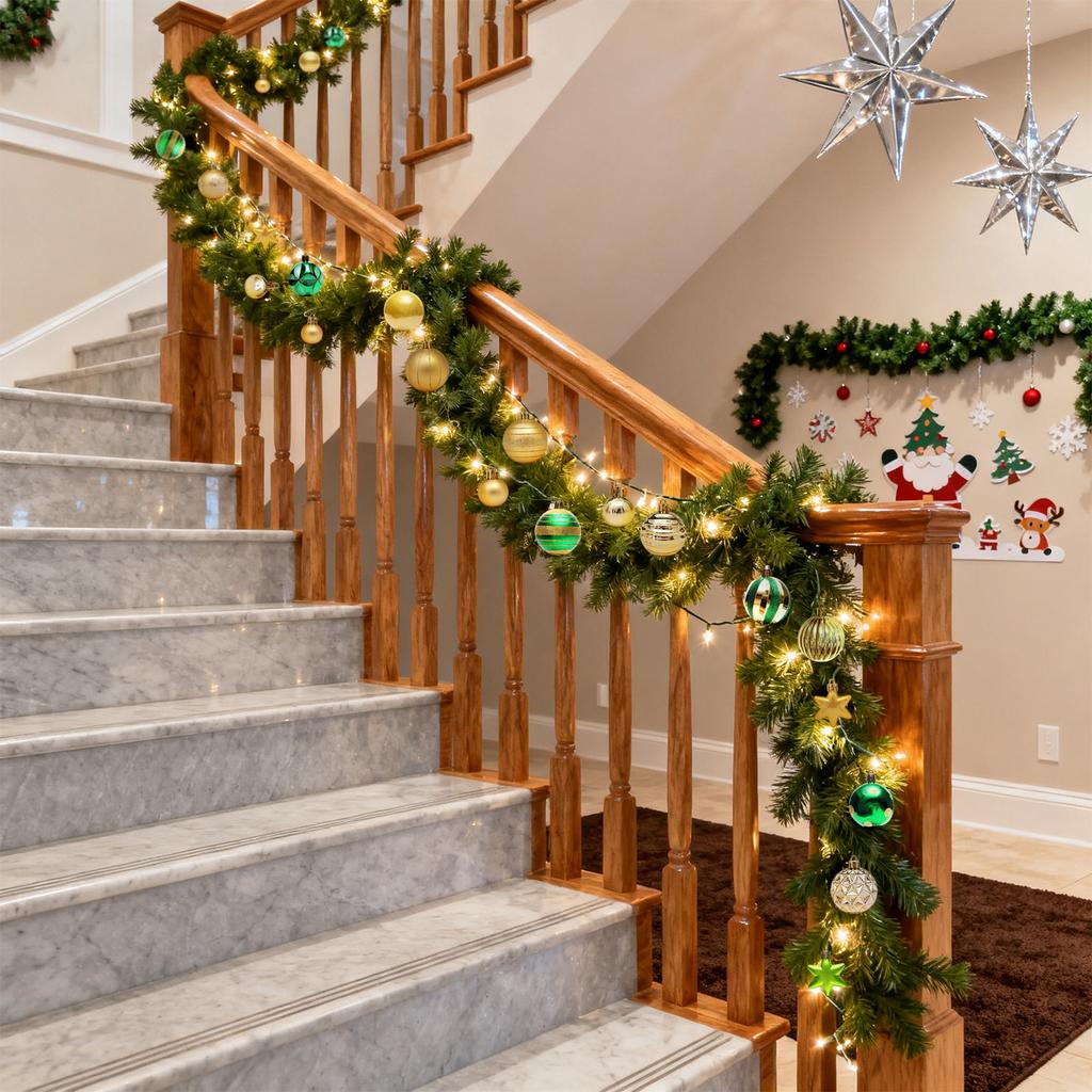 42pcs Christmas Tree Ornament Plastic Ball Decorations For DIY Crafts And Painted Designed Boxes Pendant