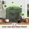 Espresso Machine Dust Cover Waterproof Nylon Foldable Protective Sleeve For Coffee Maker Equipment Black Appliance Guard