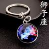 12 знаков зодиака Светящийся,в,темноте Брелок Подвеска на сумку Камень времени Двусторонний Стеклянный шар Брелок