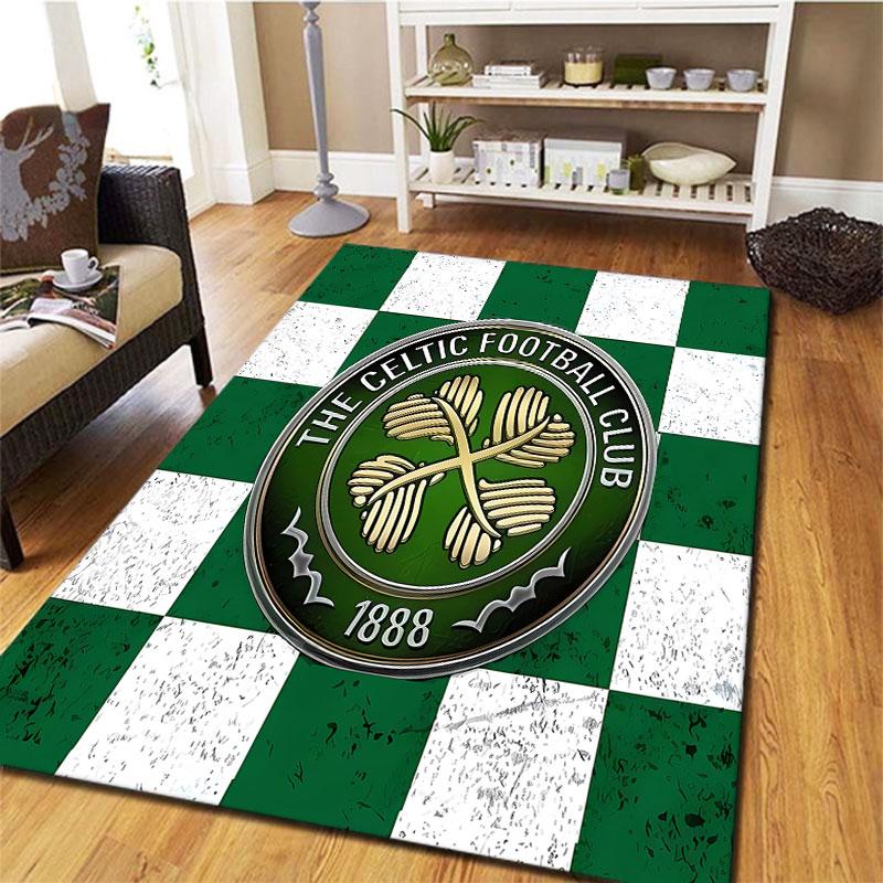 Celtic Football Club Carpet Rug for Living Room Bedroom Home Sofa Decoration,Kids play Non-slip Floor Mat