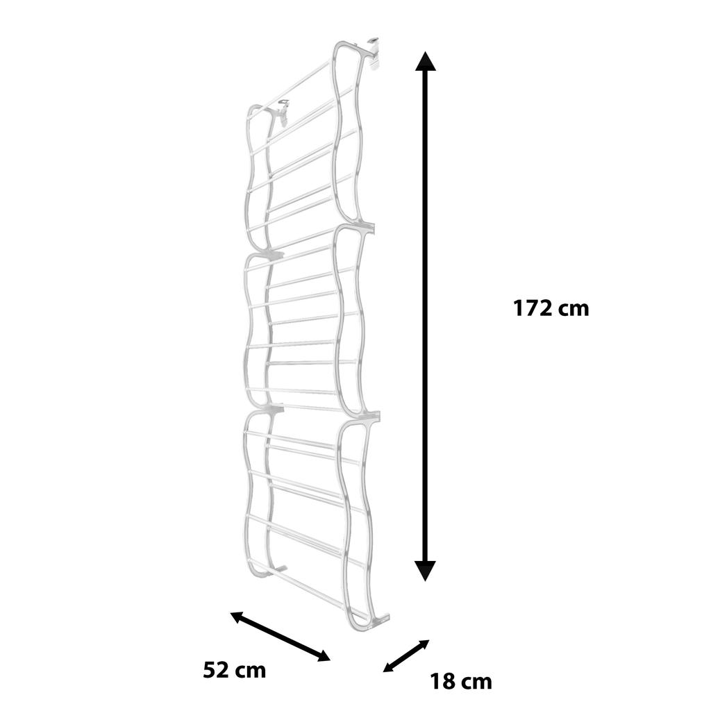 Nyana Home 36 Pairs Door Hanging Shoe Rack 172x58x18cm