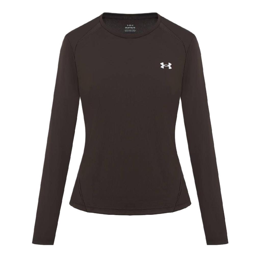 Under Armour Новинка Тренировочная футболка с сеткой, сухой и дышащей, с длинным рукавом, женские топы 6014363-246