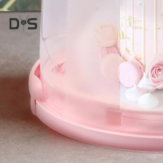Cake Carrier with Lid And Handle Portable Cupcake Stand for 10-inch Cake Cupcake Holder Pie Muffin Pizza Transport Container Cake Box