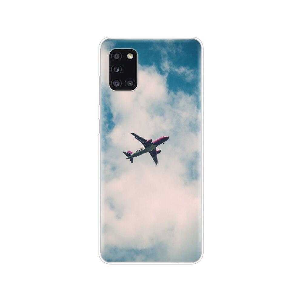 Чехол для Samsung Galaxy A31 Чехол для Samsung A31 A 31 SM-A315F 6,4"; Чехол для телефона, силиконовый мягкий чехол из ТПУ, полный защитный бампер