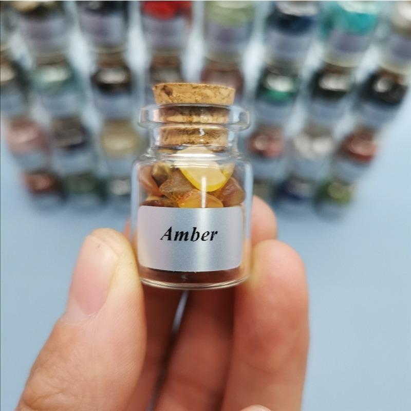 9 шт., бутылки с драгоценными камнями, кристаллы, лечебные камни, принадлежности для колдовства, кристаллы, чакра, лечебные кристаллы, объемные кристаллы, декор для ведьмы