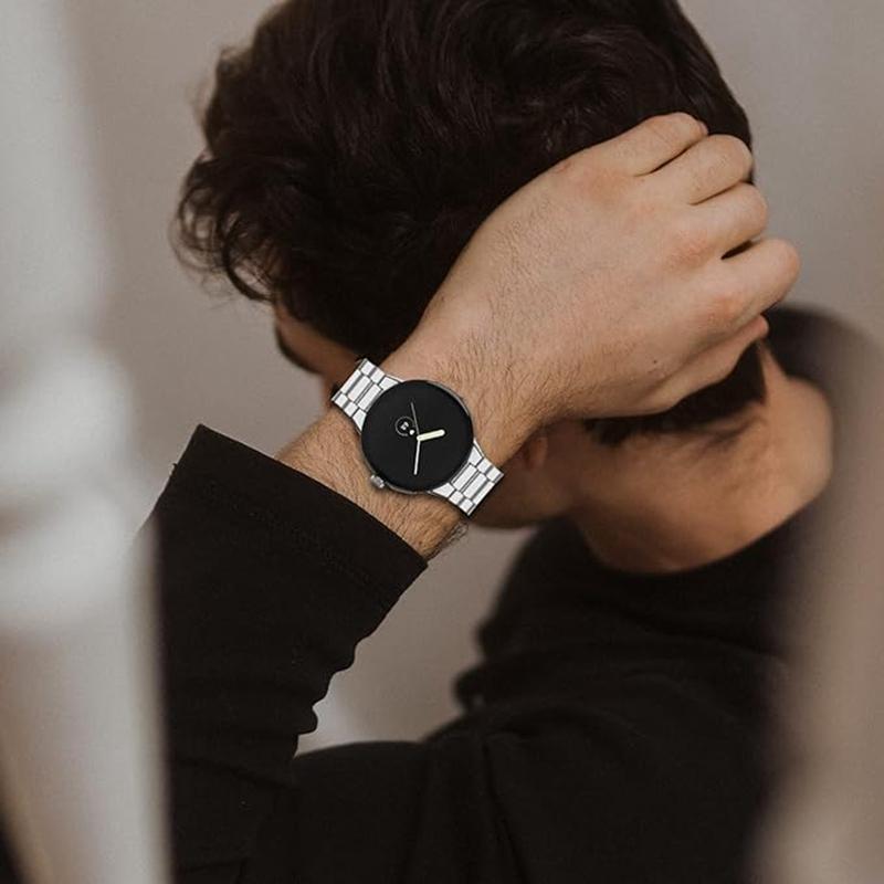 KALEBOL KLB-SZBXG-001 For Google Pixel Watch 3 41mm / Watch 2 / Pixel Watch Stainless Steel Watch Strap