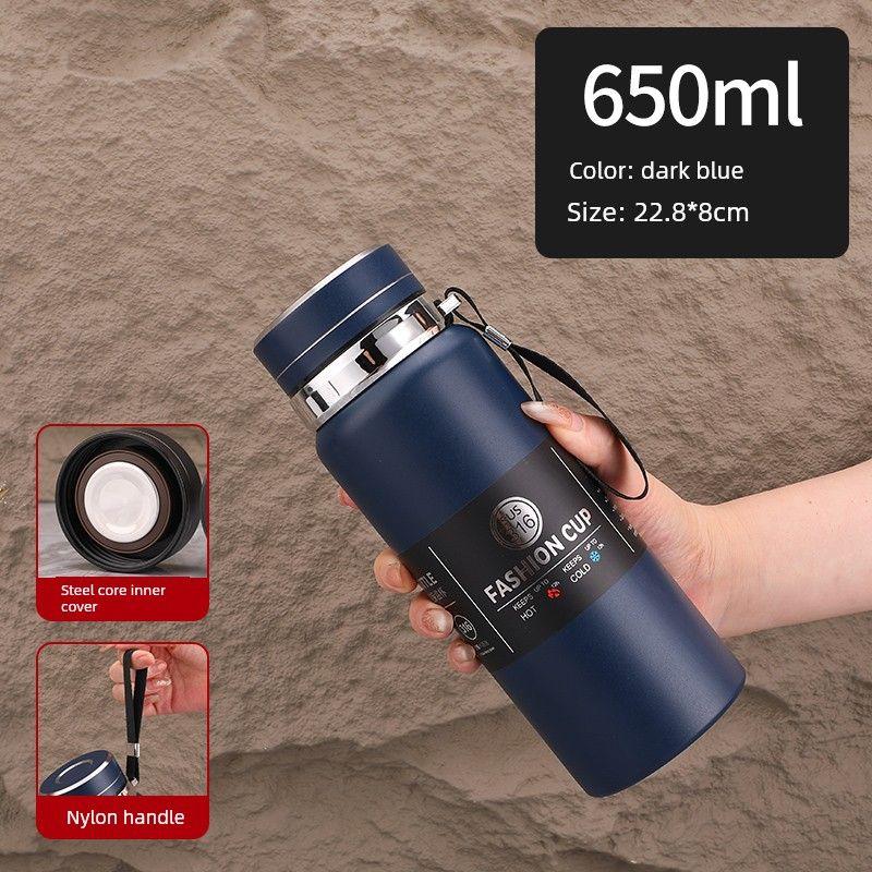 High-Looking, Large-Capacity Thermos Cup for Men and Women, Car-Mounted Tea Cup, 2026 Latest Model, 316 Stainless Steel Water Cup, 800ml