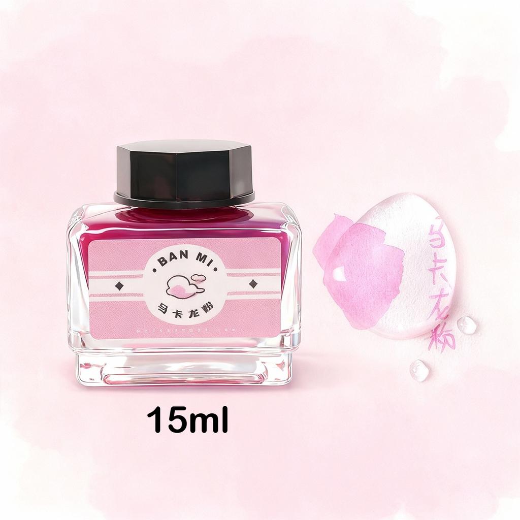 12 Macaron Colors Waterproof Fountain Pen Ink 15ml for Dip Pens Student Art Coloring Stationery Office School Supplies