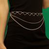 Love Waist Chain Versatile Belt Women's Decorative Dress Waist with Skirt Pants Heart Chain Summer Accessories Women