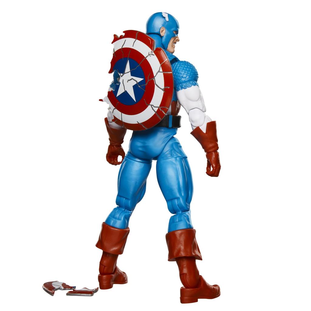 Hasbro MARVEL Marvel Legends Series Captain Avengers Retro Marvel Comics Secret Wars коллекционная 6-дюймовая фигурка в комплекте щит G0781 подлинная