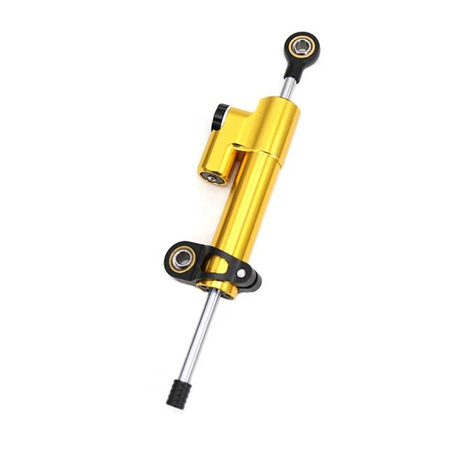 For Yamaha MT09 MT07 YZF R1 R6 FZ1 XJR1300 MT-07 Carbon fiber Universal Motorcycle Damper Steering Stabilize Safety Control