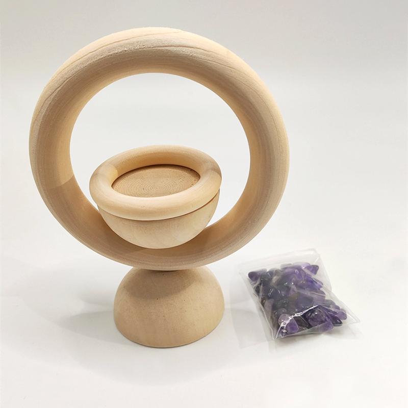 Набор вертикальных диффузоров из дерева, ароматерапия, дерево, бриз, большое деревянное кольцо