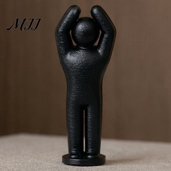 Минималистичные абстрактные фигурки 8 шт., мини-фигурки спортсменов, статуэтки людей в разных позах, креативные настольные аксессуары, декор для снятия стресса для