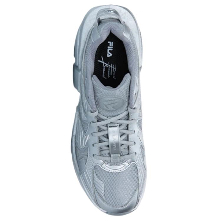Fila Космическая мода Удобные низкие повседневные кроссовки Мужские кроссовки Жидкое серебро F12M433119FSA