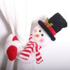 Cartoon Christmas Curtain Buckle Decorative Snowman Curtain Holder  Home Decor