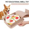 Toy Pizza Box Shape Feeding Mat Dog Snuffle Mat Mind Stimulating Pet Treat