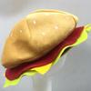 Funny Hamburger Hat Cosplay Prop With Sewn Fabric For Party Costume Fun