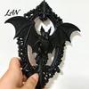 Personalized Holiday Gift 3D Printed Gothic Bat Wall Hanging Decor, Vintage Frame Art, Decor Dark Sculpture for Halloween Home Living Room Bedroom