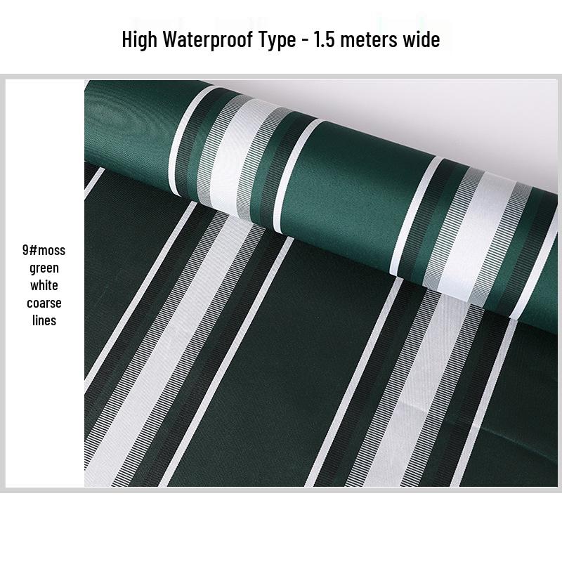 Водонепроницаемая ткань Оксфорд 600D, имитация акрила, с солнцезащитной полосой, ткань для шатра-навеса