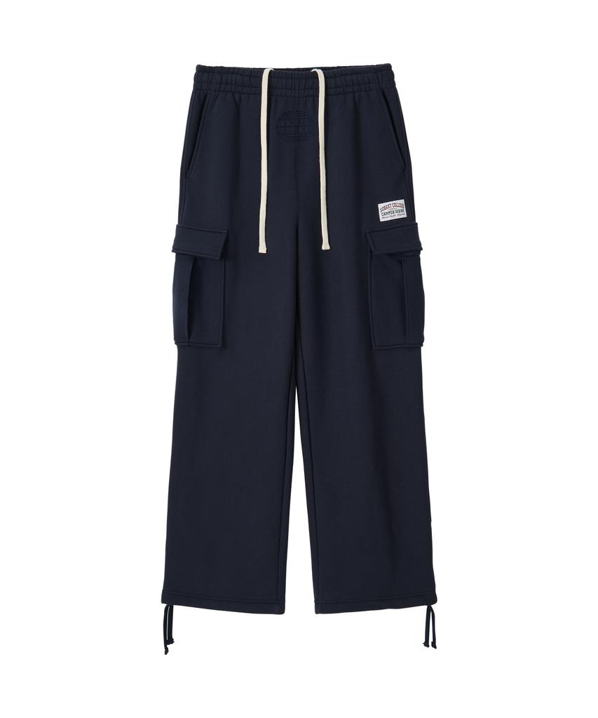 NOHANT Sweat Utility Cargo Pants Navy