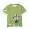 Personalized Cute Cartoon Anime Image 3D Digital Printing Summer Tops Fashion Breathable Children's Short T-shirt