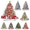 Christmas Tree Diamond Painting Ornament Special Shape Rhinestone Mosaic Diamond Embroidery Christmas Home Decoration Gifts