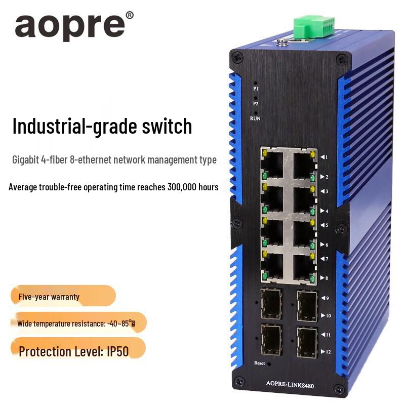 AOPRE Industrial Gigabit Managed Ethernet Switch