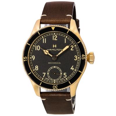 Khaki Aviation Pilot Pioneer Bronze Black Dial Mechanical H76709530 100M Мужские часы
