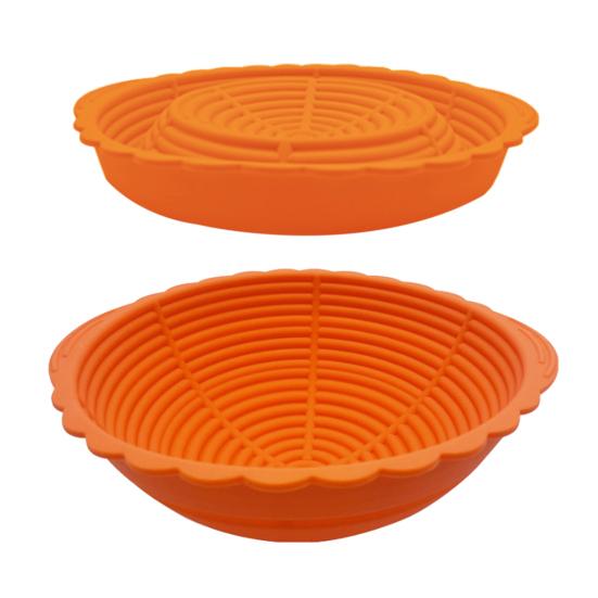 2 шт. силиконовая корзина для расстойки хлеба овальная Banneton для приготовления хлеба на закваске круглая жаропрочная большая