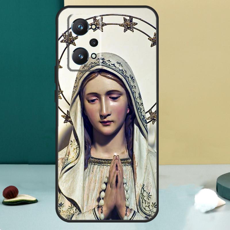 Чехол с Девой Марией для Realme GT 6T 5 6 GT 7 Pro C67 C75 C61 C55 C53 C51 C21Y C25S 10 11 12 13 14 Pro Plus
