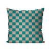 Checkerboard Grid Pillow Case Square Pillow Bedroom Sofa Leisure Comfort Cushion Car Living Room Home Decoration 40X40