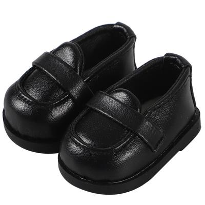 Плюшевая игрушка AXLUCE - Обувь - Плюшевая одежда - Кожаная кукла 20 см Лоферы (черный)