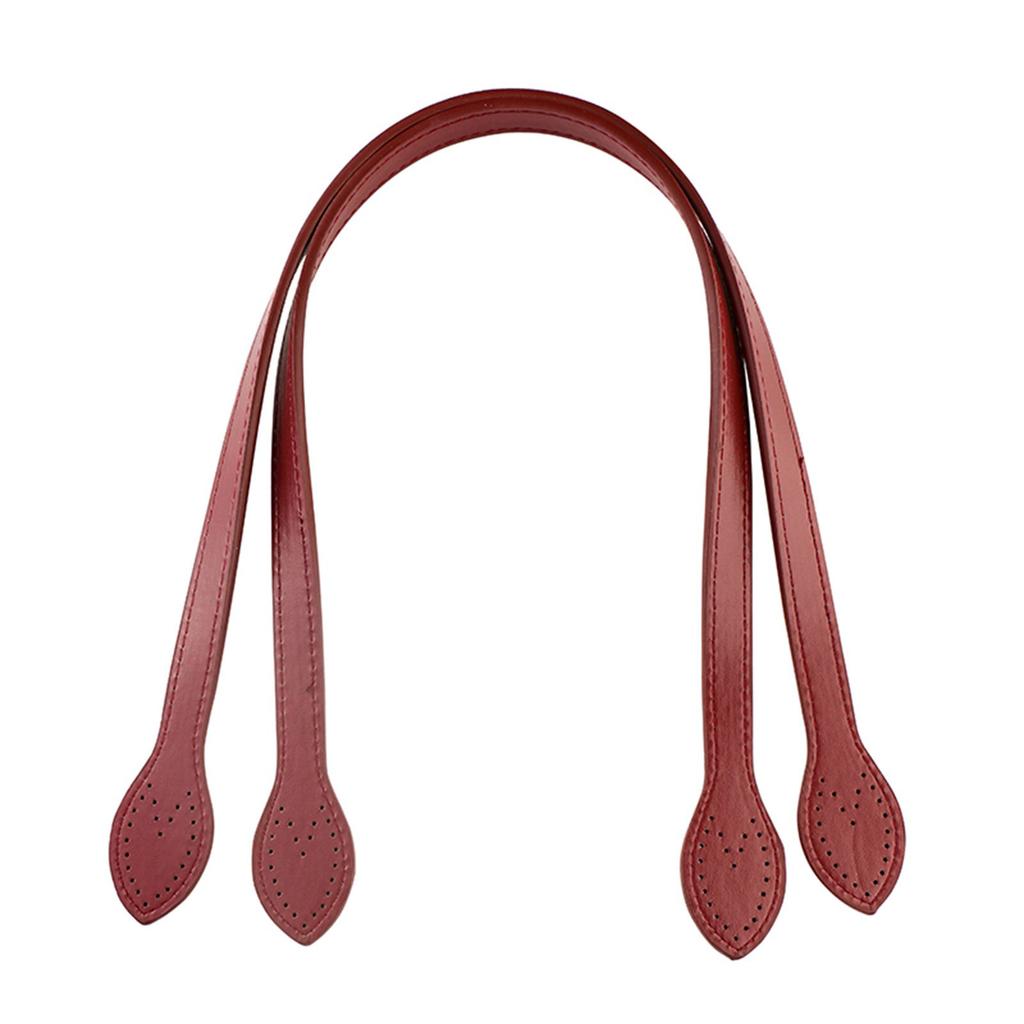 Набор из 2 ручек для наплечной сумки из искусственной кожи, аксессуары для DIY рукоделия и проектов по замене кошелька