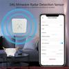 24G Mmwave Radar Human Presence Detector Zigbee Smart Human Motion Sensor Ewelink APP Control Work With 2mqtt Home Assistant