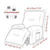 Solid Velvet Recliner Armchair Cover Non Slip Lazy Boy Cat Dog Single Sofa Covers Elastic Soft All -Inclusive Couch Slipcover