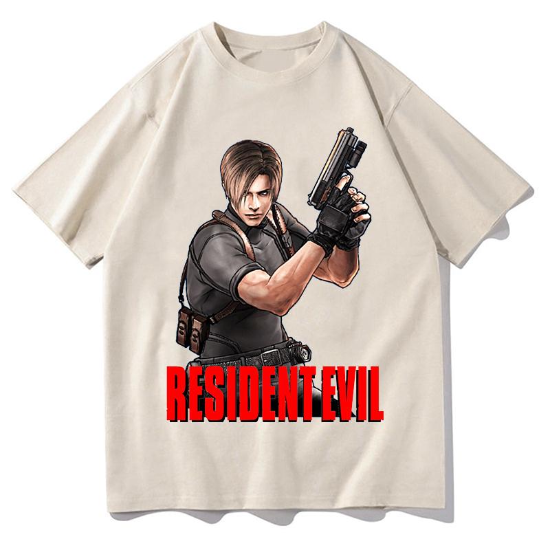 Leon Kennedy Tour 2026 Tshirts Summer Oneck Short Sleeve Female Tshirts Casual Loose Unisex Tees Top Print Pure Cotton Clothes
