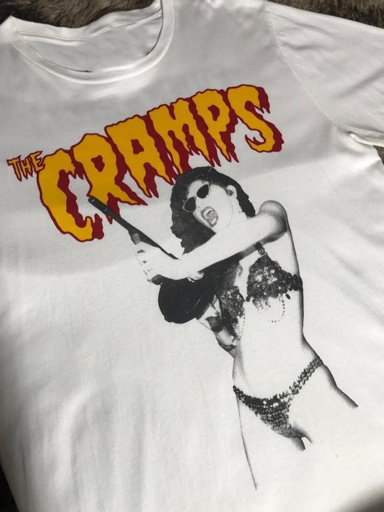 Hysteric Glamour x The Cramps Унисекс футболка с коротким рукавом мужчины женщины NH3265 Унисекс футболка