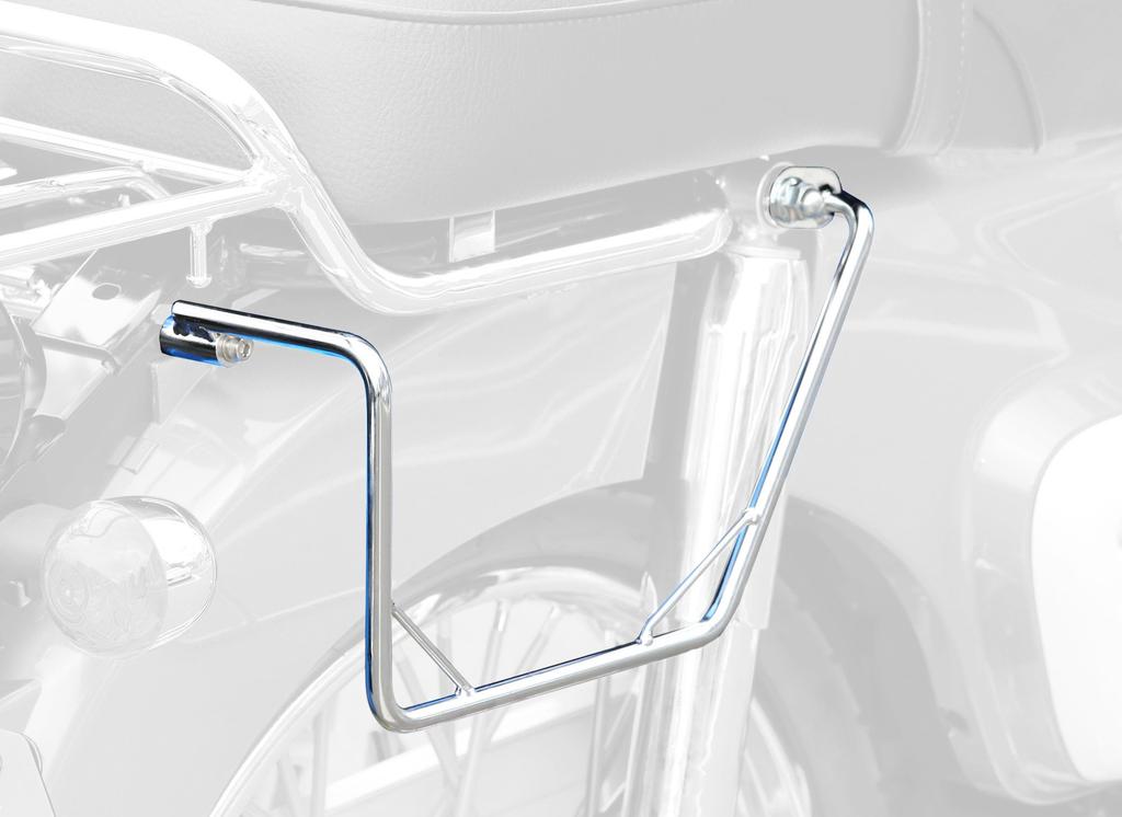 Kijima Bike Parts Side Bag Support Steel Super Cub Right Side Chrome Plated Cub/Cross ('18-) 210-4931