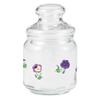 Sanart Sanrio Kuromi Glass Canister Storage Container 500ml Miscellaneous Goods Sanrio Goods Gift Present Made In Japan (SANRIO) Approx. SAN4218-4