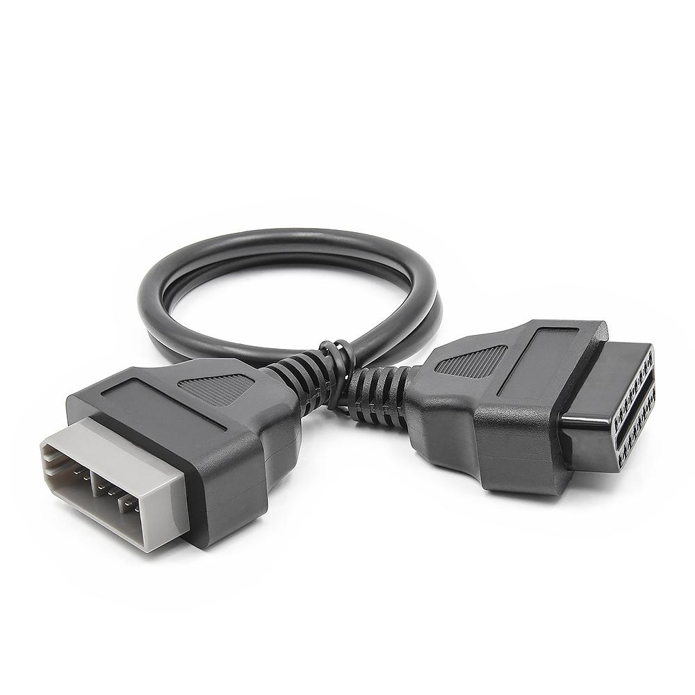 14-контактный к OBD2 16-контактному КАБЕЛЬ-АДАПТЕР ДЛЯ ДИАГНОСТИКИ АВТОМОБИЛЬНОГО КОДА Для NISSAN