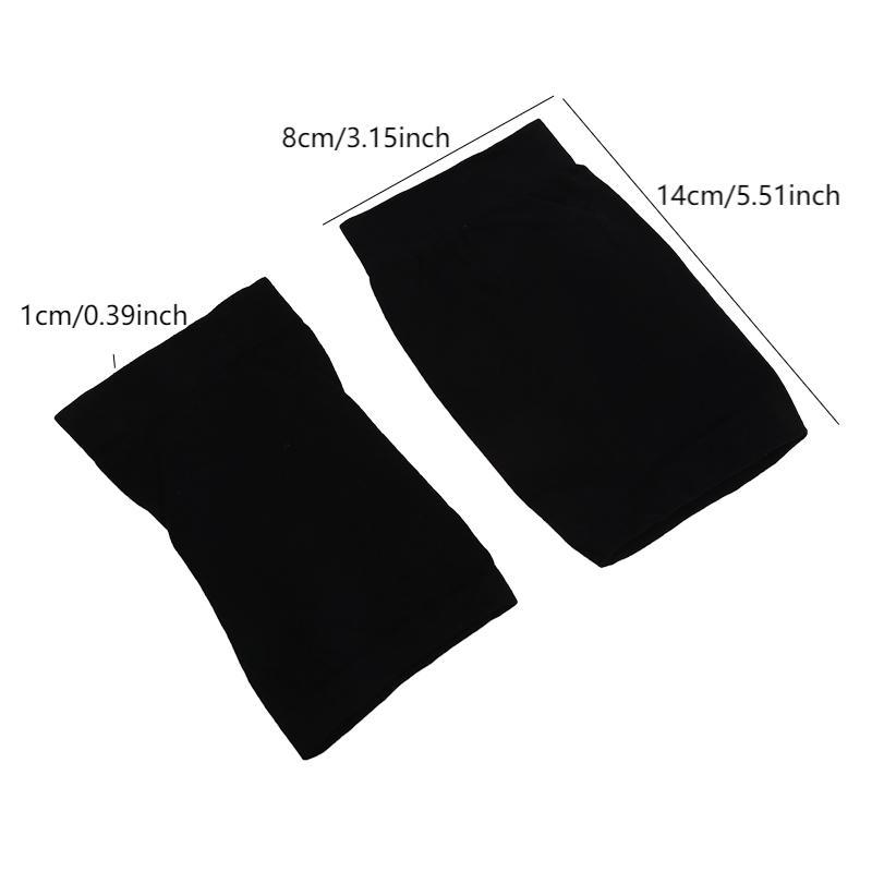 1Pair Heel Protective Cover Foot Heels Socks Silicone Anti-Crack Moisturizing Shoe Pads Unisex Pain Relief Feet Care Sock Black