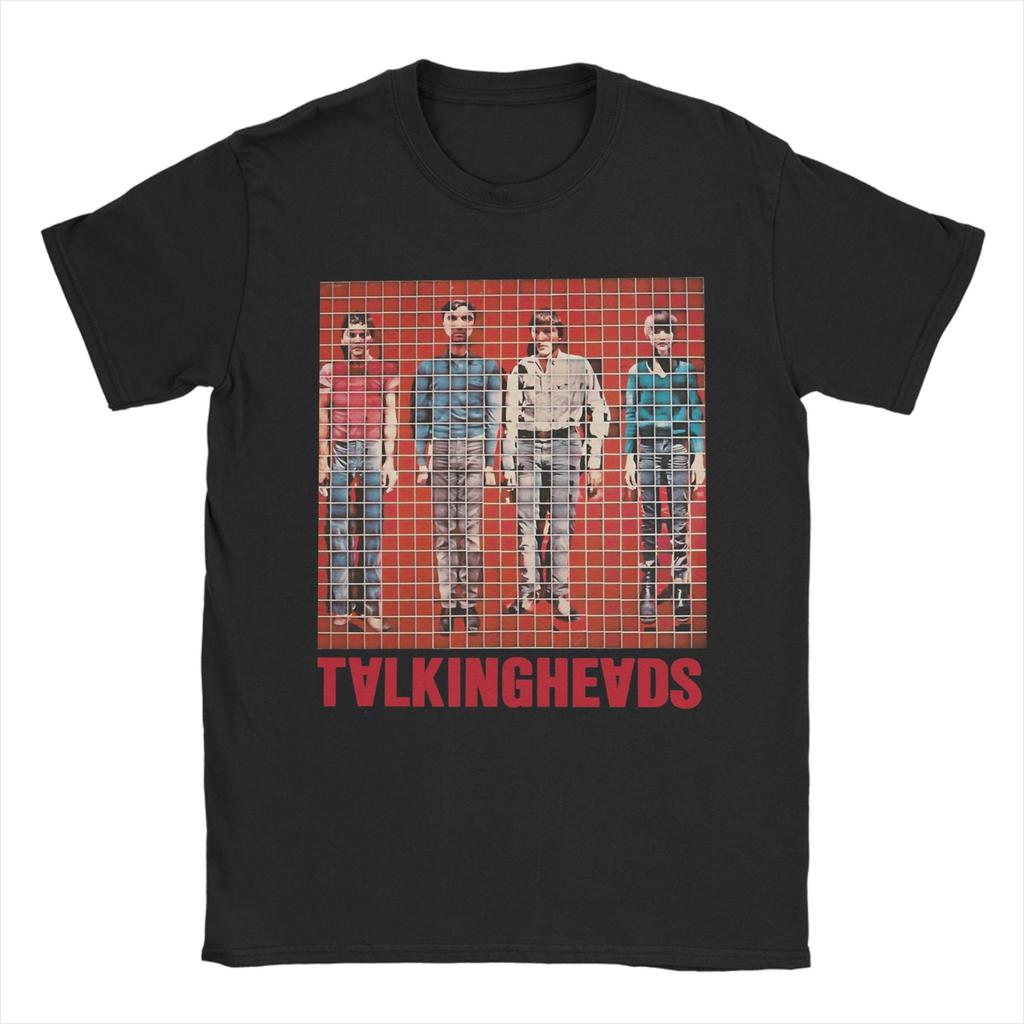 Talking Heads Rock Band Outfit Unisex T Shirt 100 Cotton Tee Graphic Printed Tshirt Clothes