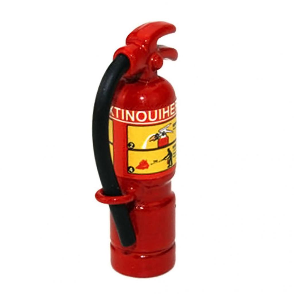 Симпатичные миниатюрные 1:12 1: 6 моделирование огнетушителя аксессуары для кукольного домика Декор