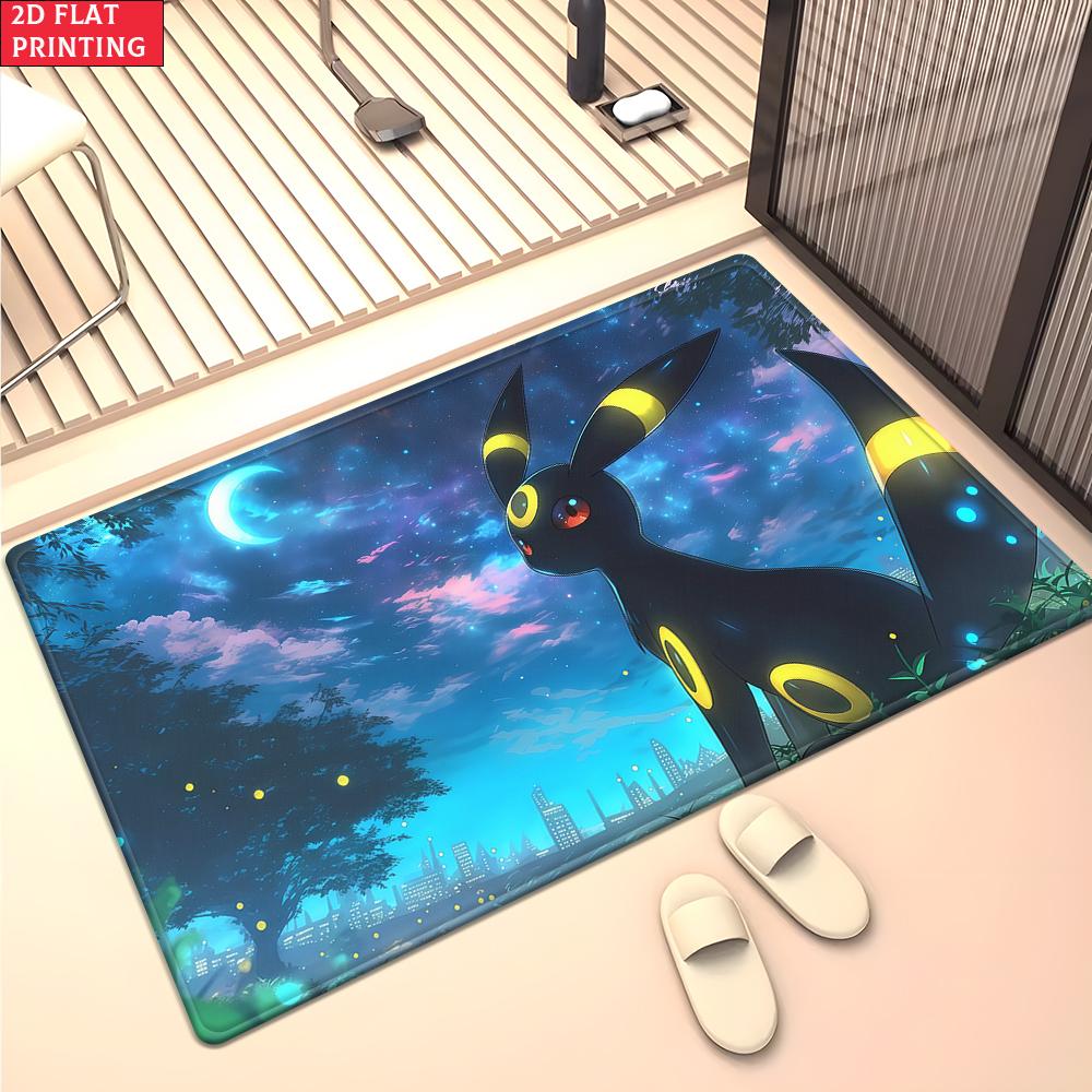Cute Yellow Cartoon Character Area Rug Anti Slip Washable Floor Mat For Kids Bedroom Living Room Game Bedroom Home Decor Carpet