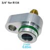 1 шт. Штекер для обнаружения утечек R134/R12 Металлический 3/8" 1/2" 5/8" 3/4" Штекер для утечки кондиционера Штекер конденсатора