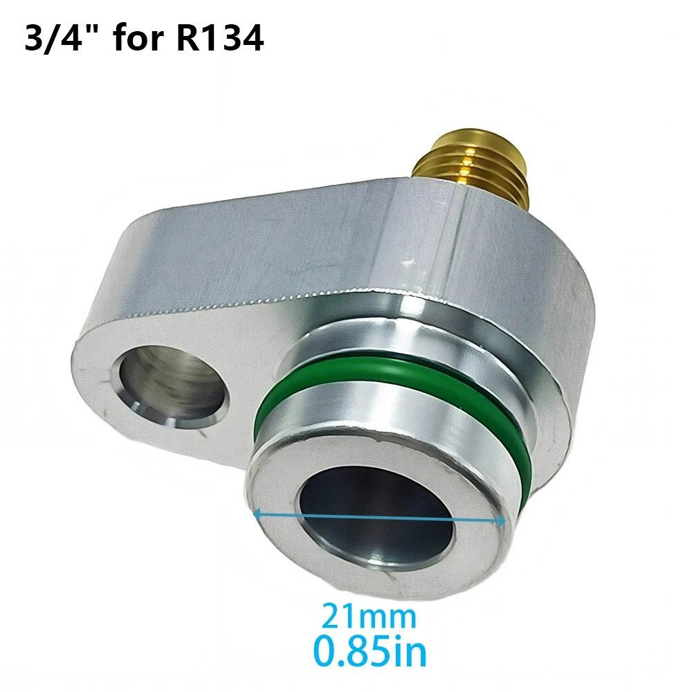 1 шт. Штекер для обнаружения утечек R134/R12 Металлический 3/8" 1/2" 5/8" 3/4" Штекер для утечки кондиционера Штекер конденсатора