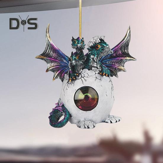 Качающийся дракон, подвесное украшение для зеркала автомобиля, рождественская елка, украшение для автомобиля, акриловые универсальные аксессуары для салона автомобиля