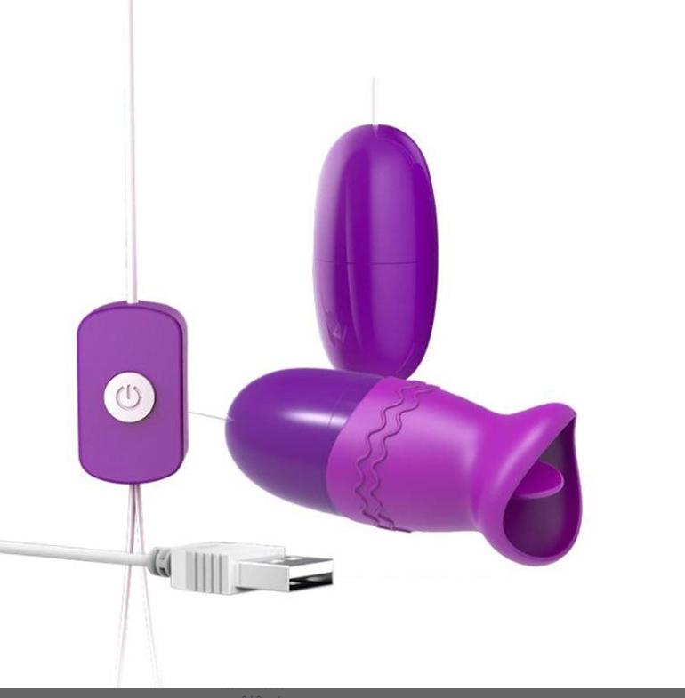 Jump Egg Sex Tongue Vibrator USB Вибрирующие любовные шарики G Point Вагина Famme Стимулятор клитора Игрушки для женщин Мастурбатор клитора
